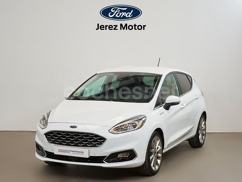 Blanco Usado 2018 Ford Fiesta Vignale Utilitario | 13.270 € (Precio justo) - Imagen 1/4