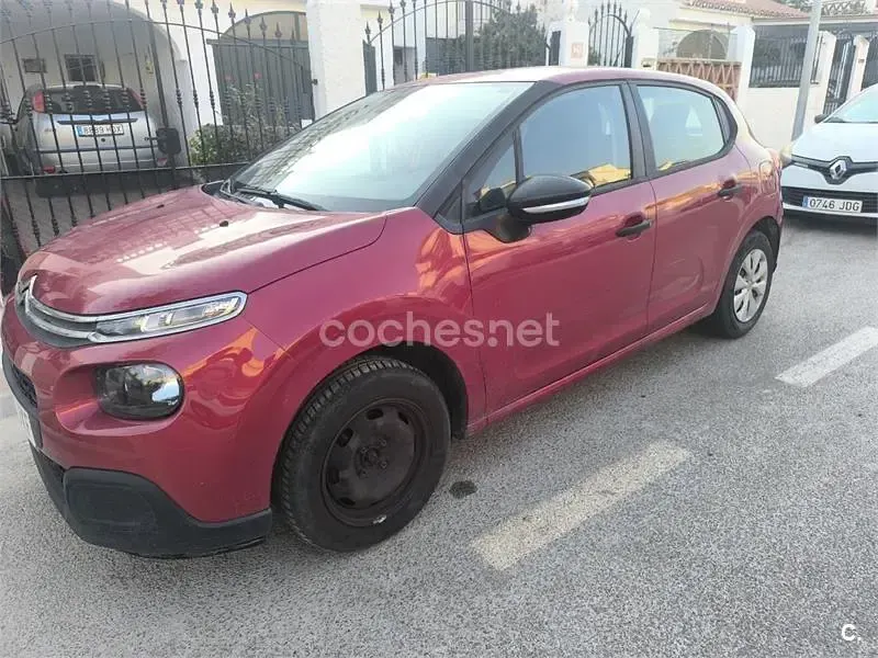 Usado Citroën C3 Live 68 CV (50 kW) 2017 Rojo Berlina