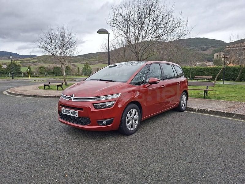 Usado Citroën Grand C4 Picasso Shine 120 CV (88 kW) 2015 Granate Monovolumen
