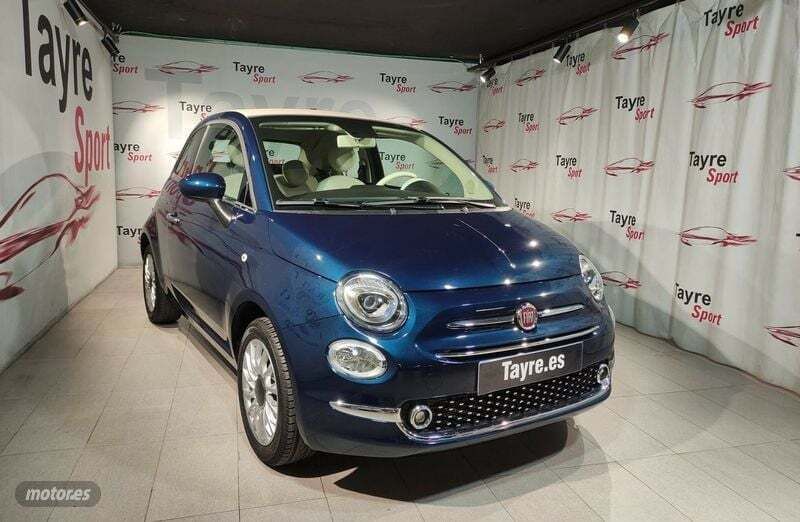 Azul Usado 2019 Fiat 500 Lounge Descapotable | 13.900 € (Un poco caro) - Imagen 1/4