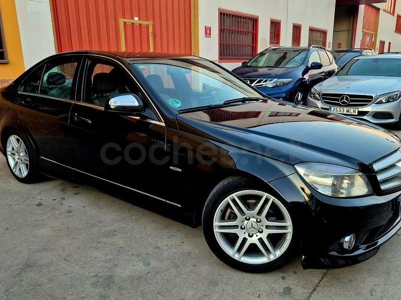 Usado Mercedes C180 Avantgarde 156 CV (114 kW) 2008 Negro Berlina