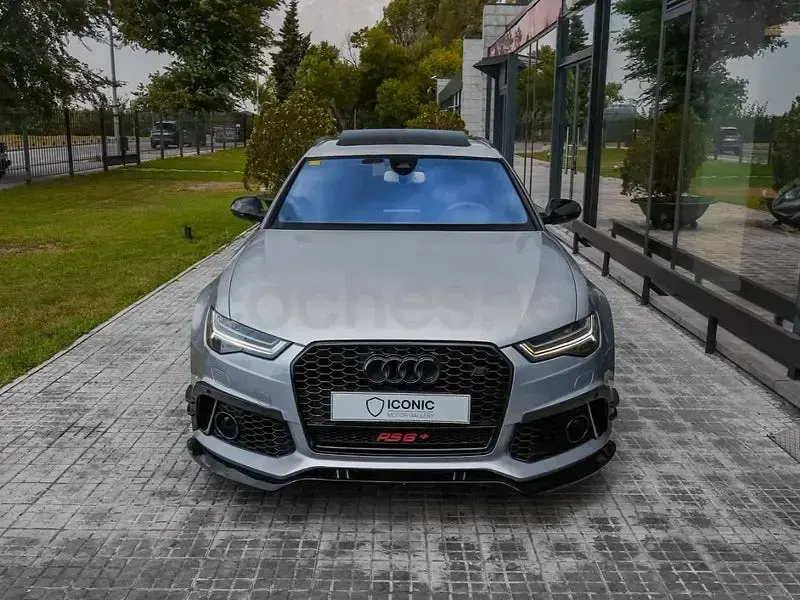 Usado Audi RS6 Exclusive 605 CV (444 kW) 2017 Gris / plata Familiar