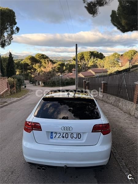 Usado Audi A3 S-Line 140 CV (102 kW) 2009 Blanco Berlina