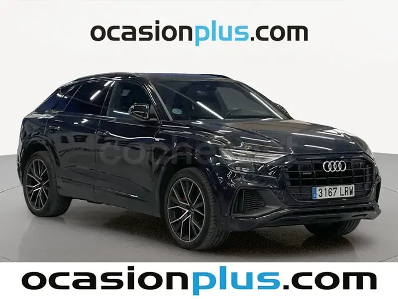 Usado Audi Q8 S-Line 340 CV (250 kW) 2021 Negro SUV