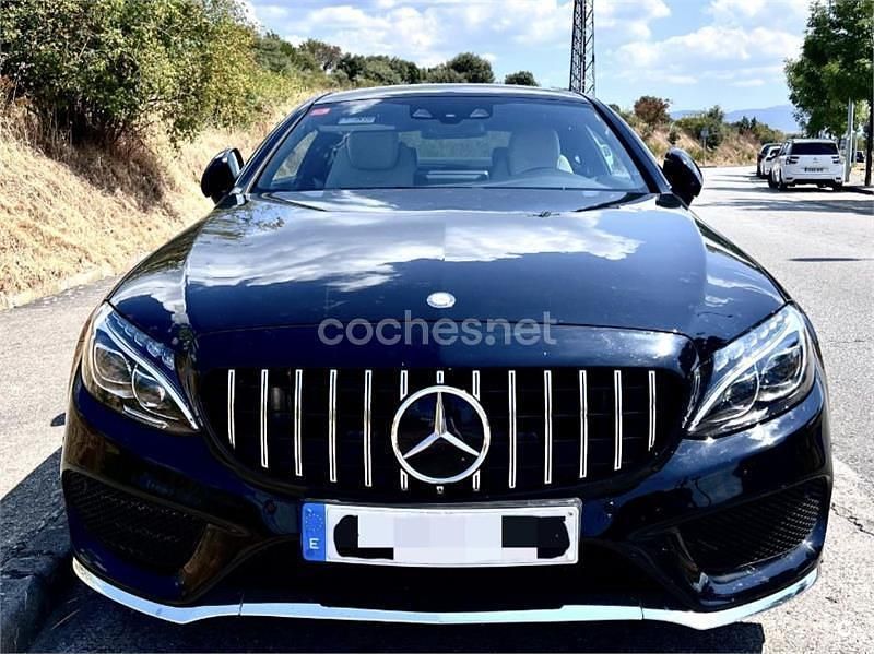 Usado Mercedes C300 AMG line 245 CV (180 kW) 2017 Negro Coupe