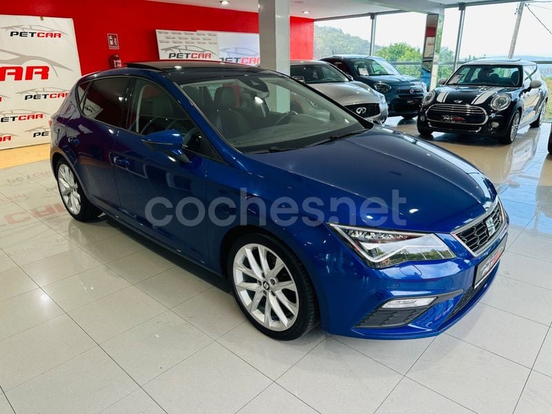 Azul Usado 2017 Seat Leon FR Berlina | 19.990 € (Caro) - Imagen 1/4