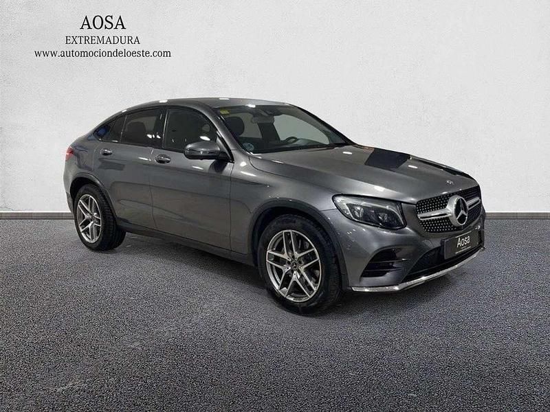 Usado Mercedes GLC250 AMG line 213 CV (156 kW) 2017 Gris Coupe