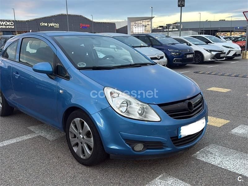 Usado Opel Corsa Enjoy 90 CV (66 kW) 2008 Azul Utilitario