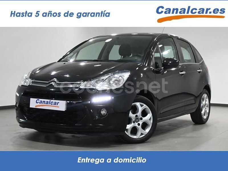 Negro Usado 2015 Citroën C3 Utilitario | 7490 € (Precio justo) - Imagen 1/4