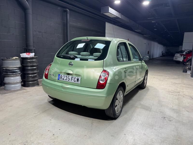 Usado Nissan Micra Acenta 88 CV (64 kW) 2006 Verde Berlina