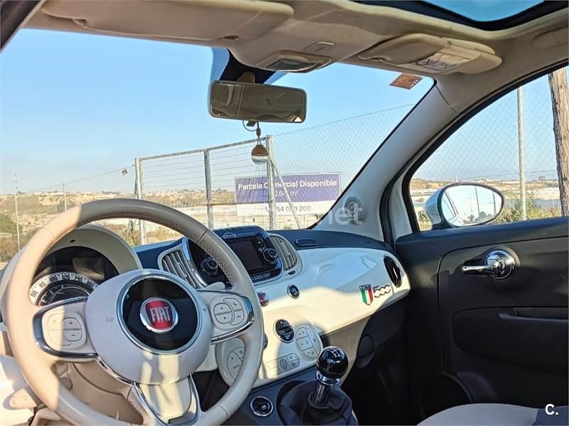 Usado Fiat 500 Lounge 69 CV (50 kW) 2017 Blanco Berlina