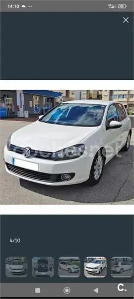 Usado VW Golf VI Advance 105 CV (77 kW) 2011 Blanco Utilitario
