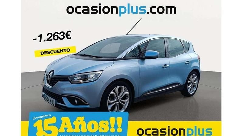 Azul Usado 2018 Renault Scénic Iconic Monovolumen | 12.637 € (Precio justo) - Imagen 1/4