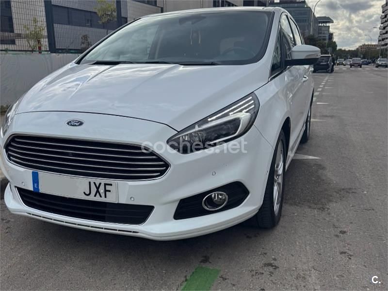 Blanco Usado 2017 Ford S-MAX Titanium Monovolumen | 16.500 € (Precio justo) - Imagen 1/4