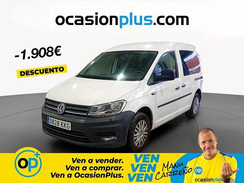 Usado VW Caddy Edition 102 CV (75 kW) 2018 Blanco Monovolumen