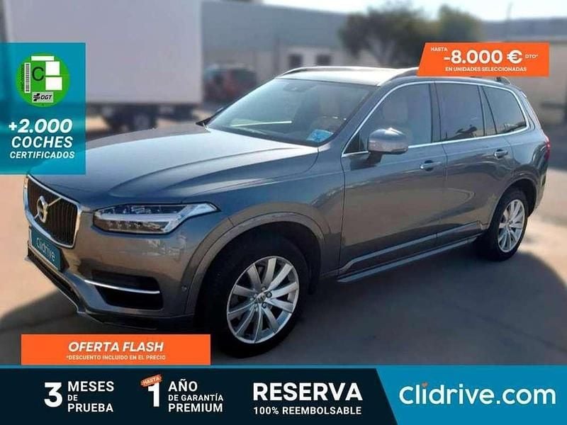 Gris Usado 2016 Volvo XC90 Momentum SUV | 28.590 € (Un poco caro) - Imagen 1/3