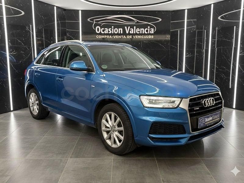 Usado Audi Q3 Premium 150 CV (110 kW) 2018 Azul SUV