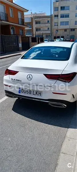 Usado Mercedes CLA200 150 CV (110 kW) 2020 Blanco Coupe