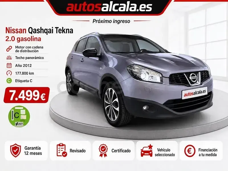 Usado Nissan Qashqai Premium Edition 140 CV (102 kW) 2012 Gris / plata SUV