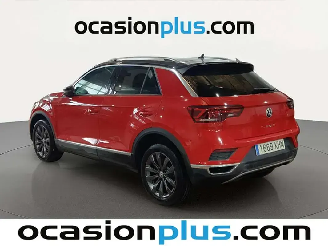 Usado VW T-Roc Sport 150 CV (110 kW) 2018 Rojo SUV