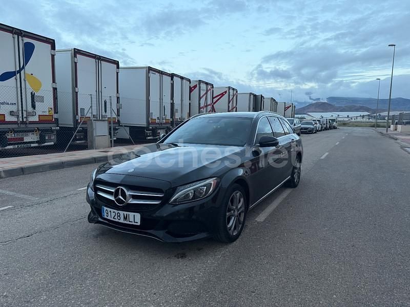 Negro Usado 2016 Mercedes C180 Exclusive Familiar | 13.900 € (Buen precio) - Imagen 1/4