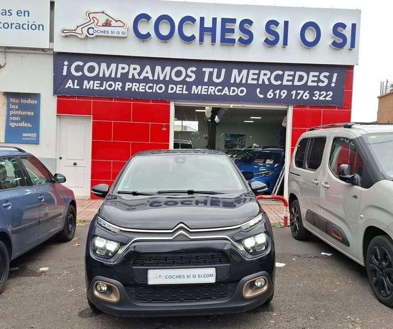 Usado Citroën C3 PureTech 83 CV (61 kW) 2022 Negro Utilitario