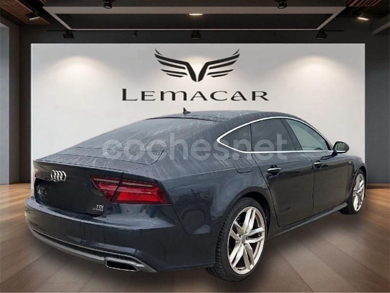 Usado Audi A7 Sportback S-Line 320 CV (235 kW) 2017 Azul Utilitario