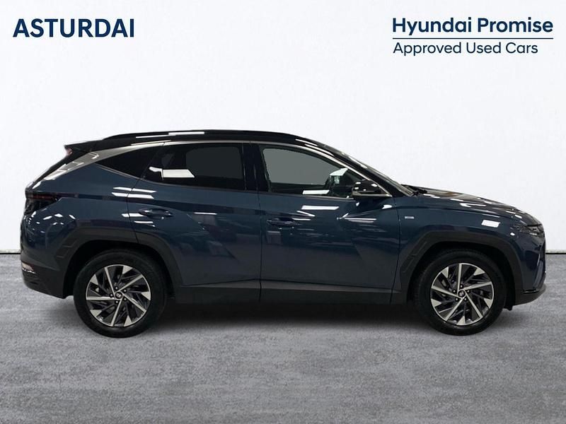 Usado Hyundai Tucson 150 CV (110 kW) 2021 Dark teal / phantom black (metalizado) SUV