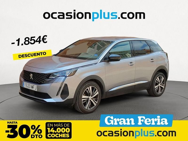 Gris Usado 2023 Peugeot 3008 Allure SUV | 20.400 € (Un poco caro) - Imagen 1/4