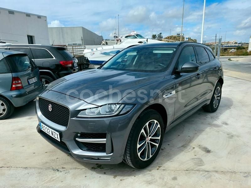 Gris / plata Usado 2017 Jaguar F-Pace R-Sport SUV | 19.990 € (Buen precio) - Imagen 1/4