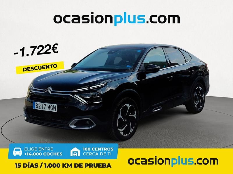 Negro Usado 2023 Citroën C4 PureTech Berlina | 18.900 € (Precio justo) - Imagen 1/4