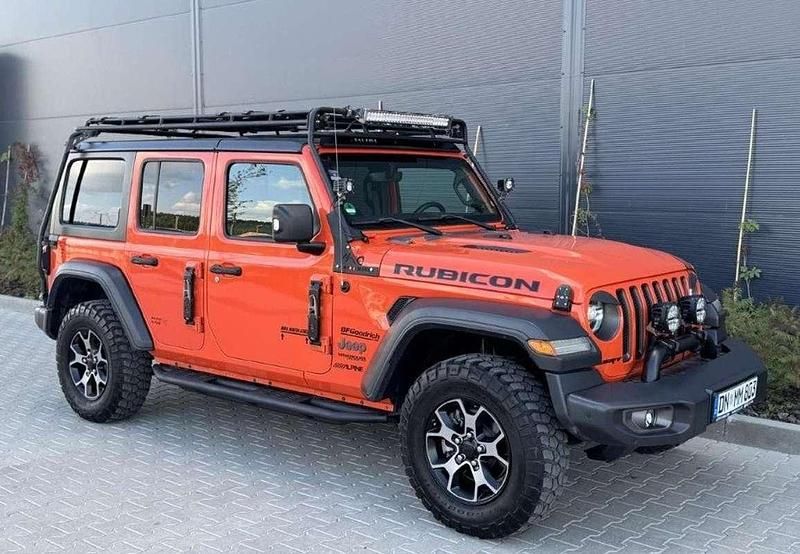 Naranja Usado 2019 Jeep Wrangler Unlimited Rubicon SUV | 42.576 € (Precio justo) - Imagen 1/3