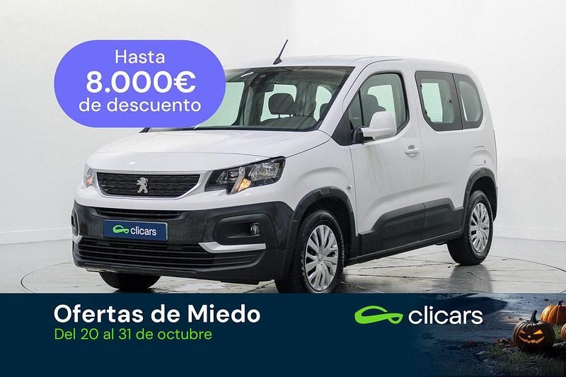 Blanco Usado 2021 Peugeot Rifter Active Monovolumen | 15.390 € (Super precio) - Imagen 1/4