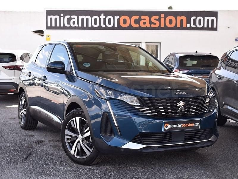Usado Peugeot 3008 Allure 130 CV (95 kW) 2021 Azul SUV
