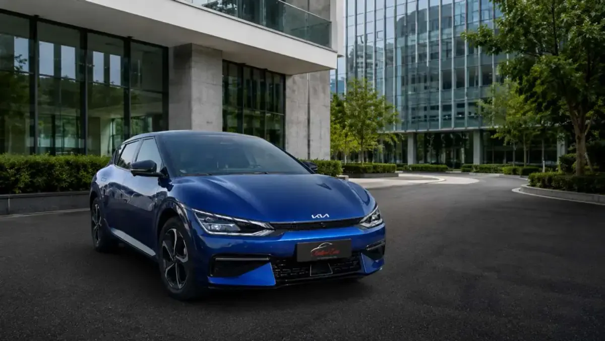 Usado Kia EV6 GT-Line 239 kW (325 CV) 2022 Azul SUV