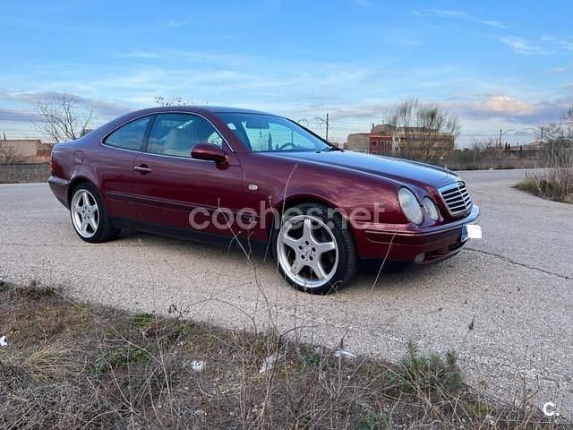 Usado Mercedes CLK430 Elegance 279 CV (205 kW) 1999 Granate Coupe