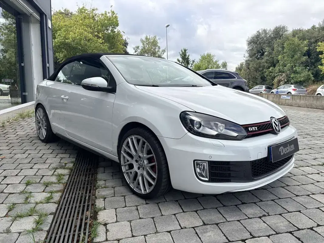Usado VW Golf Cabriolet GTI 211 CV (155 kW) 2013 Blanco Descapotable