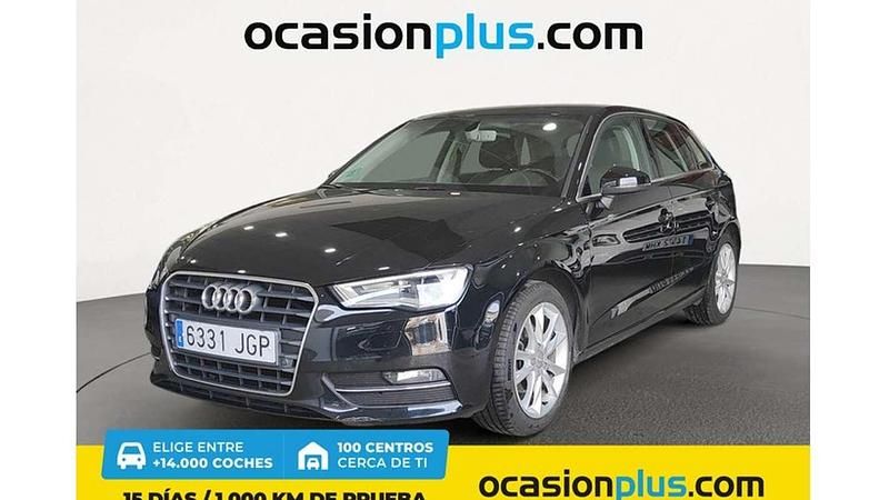 Usado Audi A3 Sportback Advanced 150 CV (110 kW) 2015 Negro Utilitario