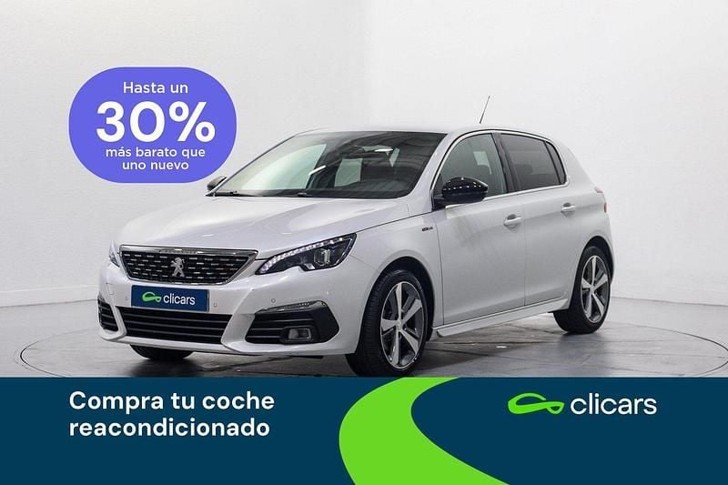 Usado Peugeot 308 GT-line 130 CV (95 kW) 2018 Blanco Berlina