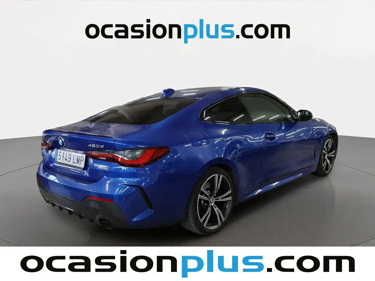 Usado BMW 420 190 CV (139 kW) 2021 Azul Coupe