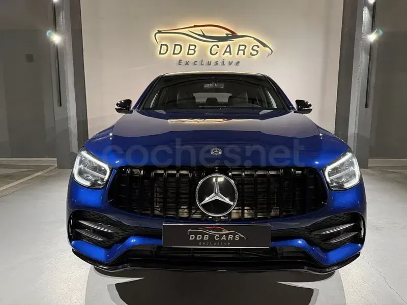 Usado Mercedes GLC300e 320 CV (235 kW) 2020 Azul SUV