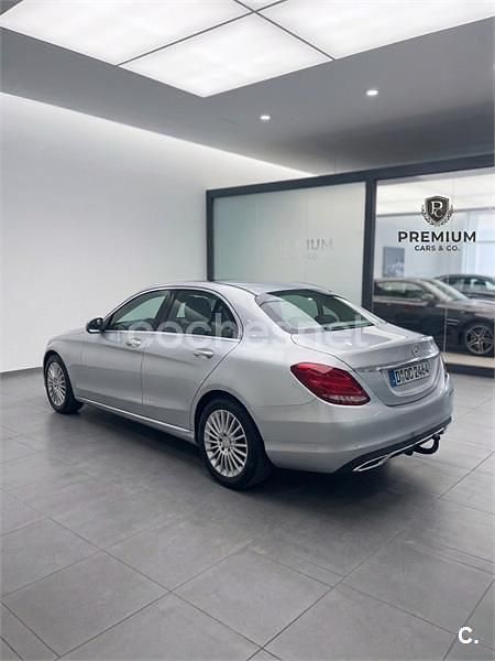 Usado Mercedes C200 136 CV (100 kW) 2015 Gris / plata Berlina