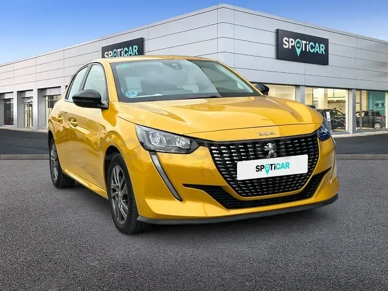 Usado Peugeot 208 Active 75 CV (55 kW) 2022 Amarillo Utilitario