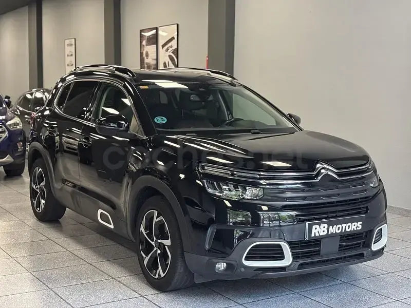Usado Citroën C5 Aircross Shine 131 CV (96 kW) 2021 Negro SUV