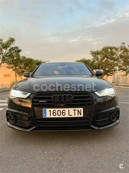 Usado Audi A6 Competition 326 CV (239 kW) 2016 Negro Familiar