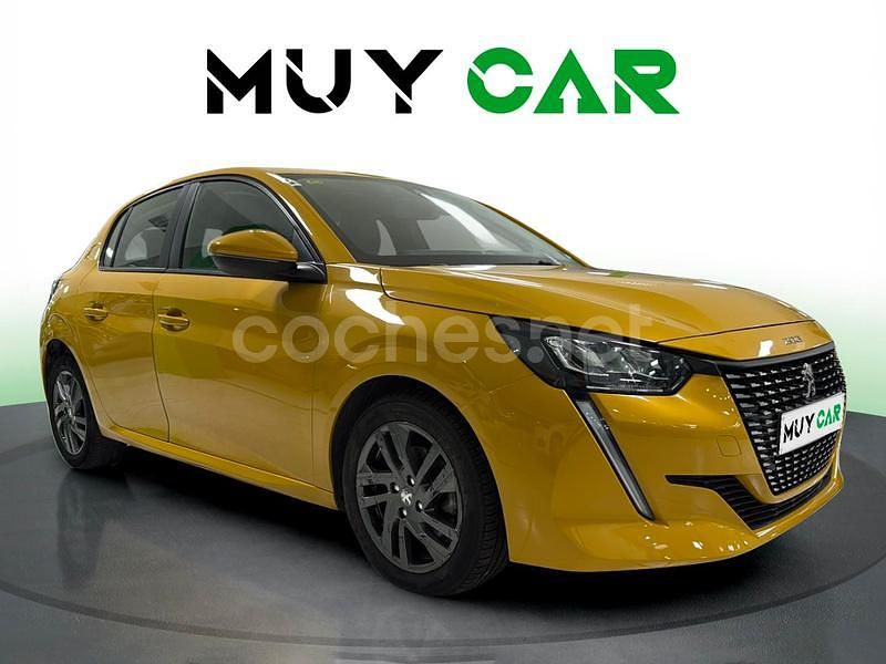 Amarillo Usado 2021 Peugeot 208 Active Utilitario | 12.990 € (Un poco caro) - Imagen 1/4