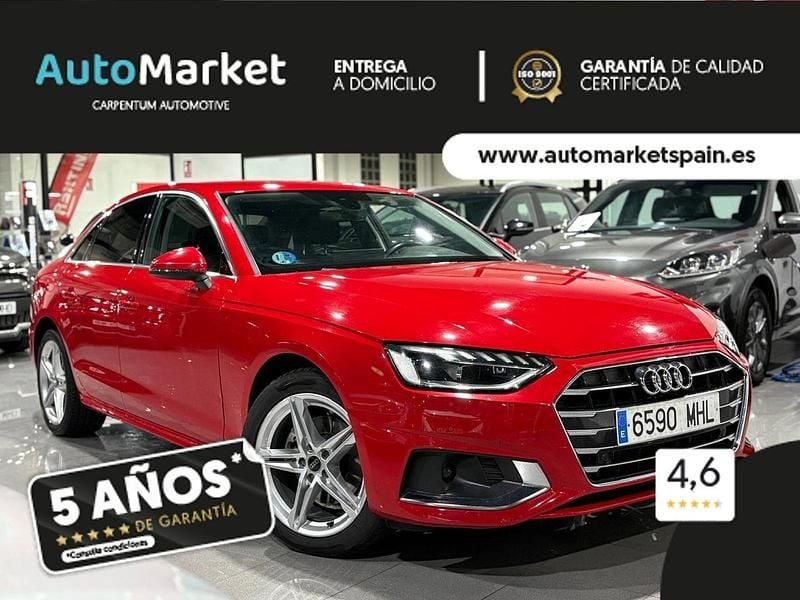 Rojo Usado 2023 Audi A4 Advanced Plus Berlina | 25.900 € (Buen precio) - Imagen 1/4