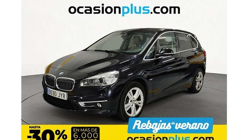 Negro Usado 2017 BMW 218 Active Tourer Monovolumen | 16.590 € (Precio justo) - Imagen 1/4
