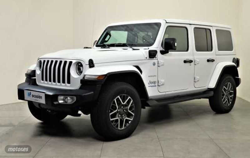 Blanco Usado 2022 Jeep Wrangler Sahara SUV | 73.300 € - Imagen 1/4