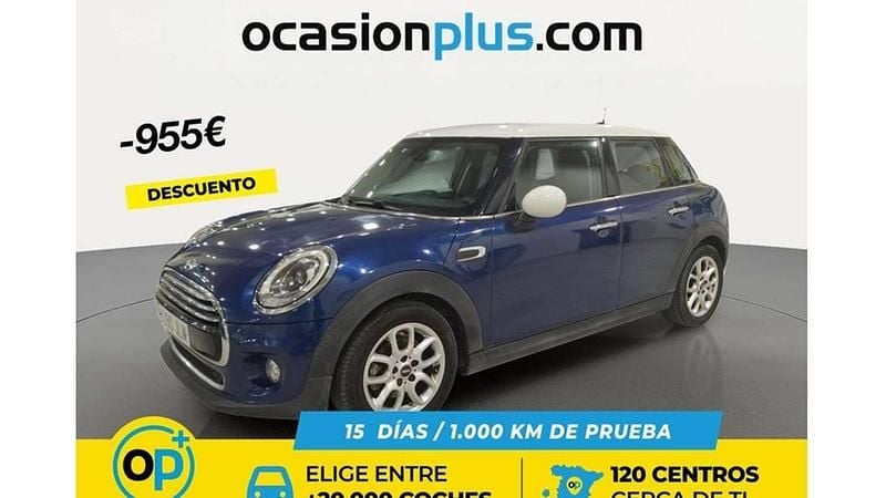 Usado Mini Cooper D 116 CV (85 kW) 2016 Azul Utilitario